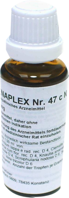 REGENAPLEX Nr.47 cN Tropfen zum Einnehmen 30 ml von REGENAPLEX GmbH