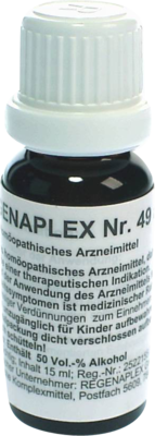 REGENAPLEX Nr.49 a Tropfen zum Einnehmen 15 ml von REGENAPLEX GmbH