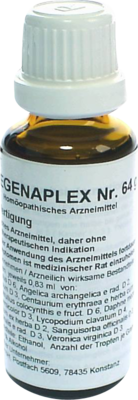 REGENAPLEX Nr.64 g Tropfen zum Einnehmen 30 ml von REGENAPLEX GmbH