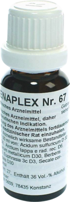 REGENAPLEX Nr.67 Tropfen zum Einnehmen 15 ml von REGENAPLEX GmbH