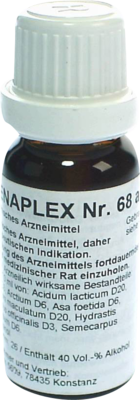 REGENAPLEX Nr.68 a Tropfen zum Einnehmen 15 ml von REGENAPLEX GmbH