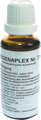 REGENAPLEX Nr.7 a Tropfen zum Einnehmen 30 ml von REGENAPLEX GmbH