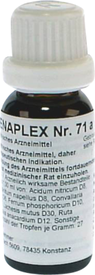 REGENAPLEX Nr.71 a Tropfen zum Einnehmen 15 ml von REGENAPLEX GmbH