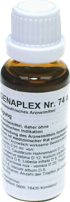 REGENAPLEX Nr.74 a Tropfen zum Einnehmen 30 ml von REGENAPLEX GmbH