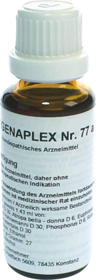 REGENAPLEX Nr.77 a Tropfen zum Einnehmen 30 ml von REGENAPLEX GmbH