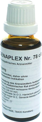 REGENAPLEX Nr.78 c/I Tropfen zum Einnehmen 30 ml von REGENAPLEX GmbH