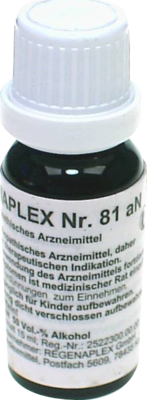 REGENAPLEX Nr.81 aN Tropfen zum Einnehmen 15 ml von REGENAPLEX GmbH