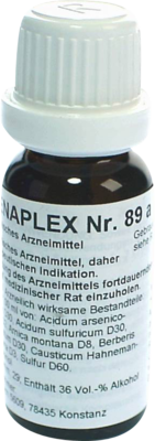 REGENAPLEX Nr.89 a Tropfen zum Einnehmen 15 ml von REGENAPLEX GmbH