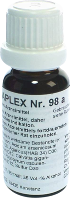 REGENAPLEX Nr.98 a Tropfen zum Einnehmen 15 ml von REGENAPLEX GmbH