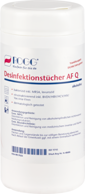 ROGG DESINFEKTIONST�CHER AFQ alkoholfrei 100 St von ROGG Verbandstoffe GmbH & Co. KG