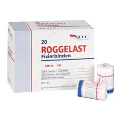 ROGGELAST Fixierbinden 10 cmx4 m in Cellophan 1 St von ROGG Verbandstoffe GmbH & Co. KG