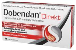DOBENDAN Direkt Flurbiprofen 8,75 mg Lutschtabl. 16 St von Reckitt Benckiser Deutschland GmbH