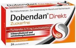 DOBENDAN Direkt zuckerfrei Flurbiprofen 8,75mg Lut 24 St von Reckitt Benckiser Deutschland GmbH