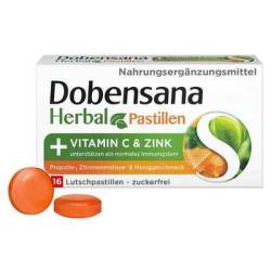 DOBENSANA Herbal Honiggeschm.Vit.C & Zink Pastil. 16 St von Reckitt Benckiser Deutschland GmbH