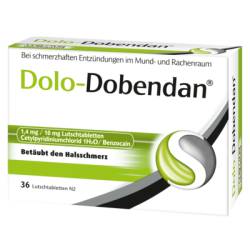 DOLO-DOBENDAN 1,4 mg/10 mg Lutschtabletten 36 St von Reckitt Benckiser Deutschland GmbH