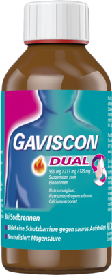 GAVISCON Dual 500mg/213mg/325mg Suspension z.Einn. 300 ml von Reckitt Benckiser Deutschland GmbH