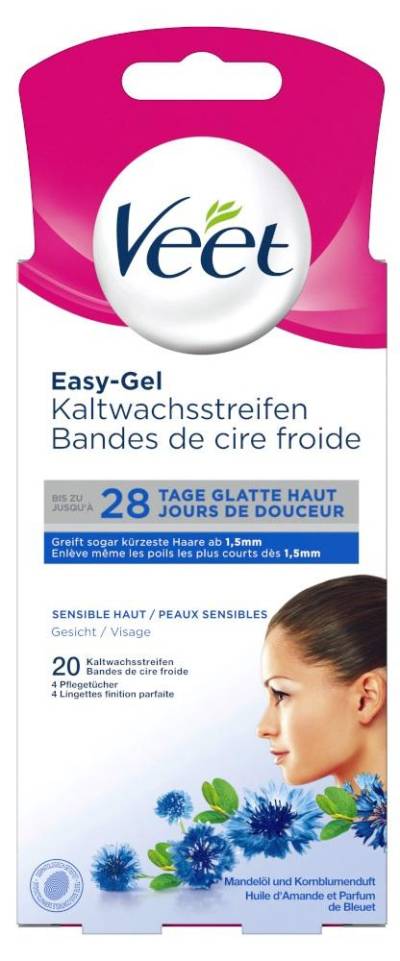 VEET Kaltwachs-Streifen Gesicht von Reckitt Benckiser Deutschland GmbH