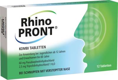 RHINOPRONT Kombi Tabletten 12 St von Recordati Pharma GmbH