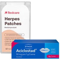 Redcare Herpes Patches + Aciclostad® Creme gegen Lippenherpes von RedCare von Shop Apotheke