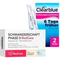 Redcare Schwangerschaft Phase 0 + Clearblue® Schwangerschaftstest Frühe Erkennung von RedCare von Shop Apotheke