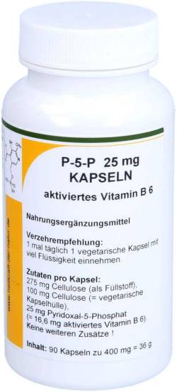 P-5-P 25 mg Aktiviertes Vitamin B 6 90 Kapseln von Reinhildis-Apotheke