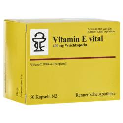 "VITAMIN E VITAL 400 mg Rennersche Apotheke Weichk. 50 Stück" von "Rennersche Apotheke Inh. Nathalie Sotiriou-Vogel"