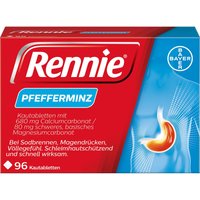 Rennie® Pfefferminz Kautabletten bei Sodbrennen von Rennie