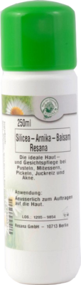 SILICEA ARNIKA Balsam 250 ml von Resana GmbH