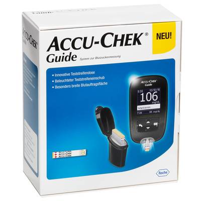 ACCU-CHEK Guide Blutzuckermessger�t Set mmol/l 1 St von Roche Diabetes Care Deutschland GmbH