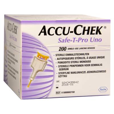 "ACCU-CHEK Safe T Pro Uno II Lanzetten 200 Stück" von "Roche Diabetes Care Deutschland GmbH"
