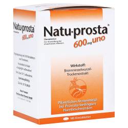 "Natu-prosta 600mg uno Filmtabletten 100 Stück" von "Rodisma-Med Pharma GmbH"