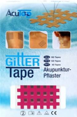 GITTER Tape AcuTop Akupunkturpflaster 5x6 cm pink von Römer-Pharma GmbH