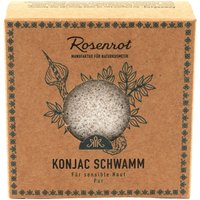 Rosenrot Naturkosmetik - Konjac Schwamm Pur - Für sensible Haut - Gesichtsreinigung von Rosenrot Naturkosmetik
