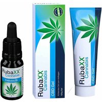 RubaXX® Cannabis Öl + Rubaxx® Cannabis CBD Gel von RubaXX
