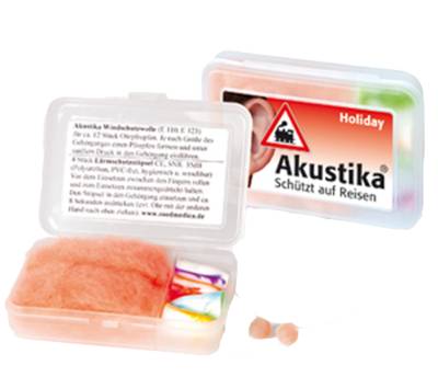 AKUSTIKA Holiday Windschutzwolle+L�rmschutzst�p. 1 P von S�dmedica GmbH