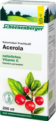 ACEROLA SAFT Schoenenberger 200 ml von SALUS Pharma GmbH