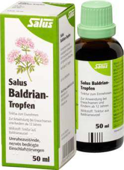 BALDRIAN TROPFEN Baldriantinktur Bio Salus 50 ml von SALUS Pharma GmbH