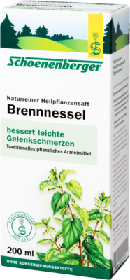 BRENNNESSELSAFT Schoenenberger 200 ml von SALUS Pharma GmbH