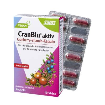 Salus CranBlu aktiv Cranberry-Vitamin-Kapseln von SALUS Pharma GmbH