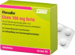 FLORADIX Eisen 100 mg forte Filmtabletten 100 St von SALUS Pharma GmbH