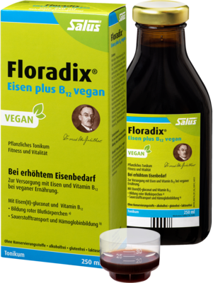 FLORADIX Eisen plus B12 vegan Tonikum 250 ml von SALUS Pharma GmbH