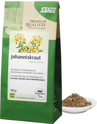 JOHANNISKRAUT ARZNEITEE Hyperici herba Bio Salus 100 g von SALUS Pharma GmbH