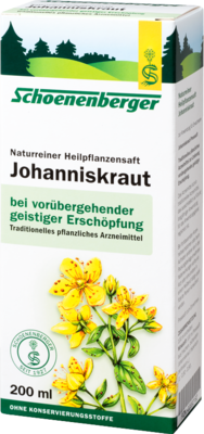 JOHANNISKRAUT SAFT Schoenenberger Heilpfl.S�fte 3X200 ml von SALUS Pharma GmbH
