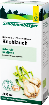 KNOBLAUCH NATURREINER Pflanzentr.Schoenenberger 200 ml von SALUS Pharma GmbH