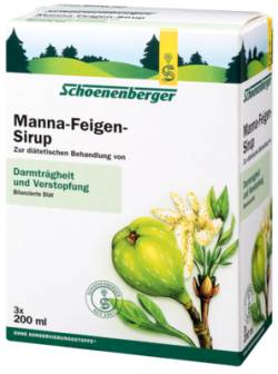 MANNA-FEIGEN-Sirup Schoenenberger 3X200 ml von SALUS Pharma GmbH