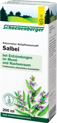 SALBEI SAFT Schoenenberger Heilpflanzens�fte 200 ml von SALUS Pharma GmbH