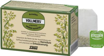 VOLLMERS pr�parierter gr�ner Hafertee Filterbeutel 15 St von SALUS Pharma GmbH
