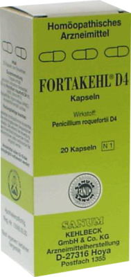 FORTAKEHL D 4 Kapseln 20 St von SANUM-KEHLBECK GmbH & Co. KG