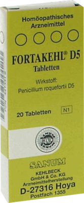 FORTAKEHL D 5 Tabletten 20 St von SANUM-KEHLBECK GmbH & Co. KG