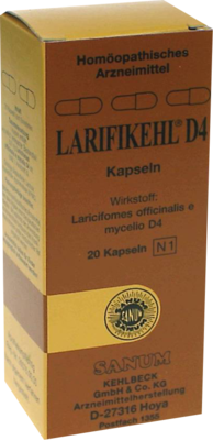 LARIFIKEHL D 4 Kapseln 20 St von SANUM-KEHLBECK GmbH & Co. KG